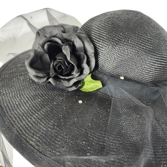 MR. CHARLES STATEMENT HAT WITH MESH VEIL - Picture 8 of 9